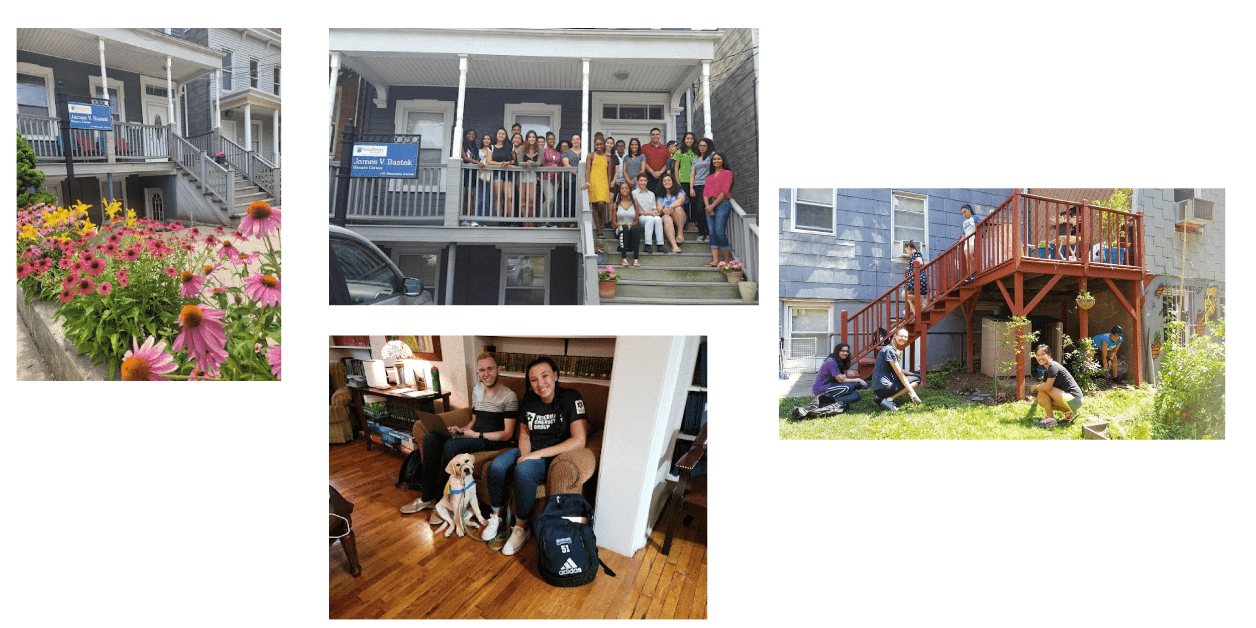 collection of photos from the John V. Bastek Honors House