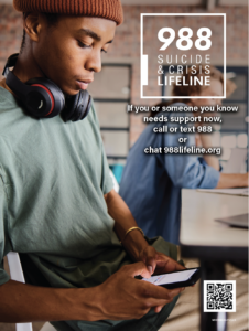988 Suicide Crisis Flyer