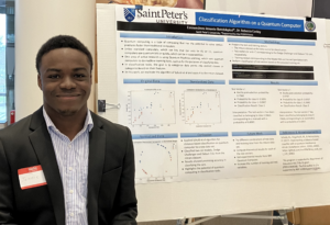 Essowedeou Jeremie Botobikpissi presenting a poster