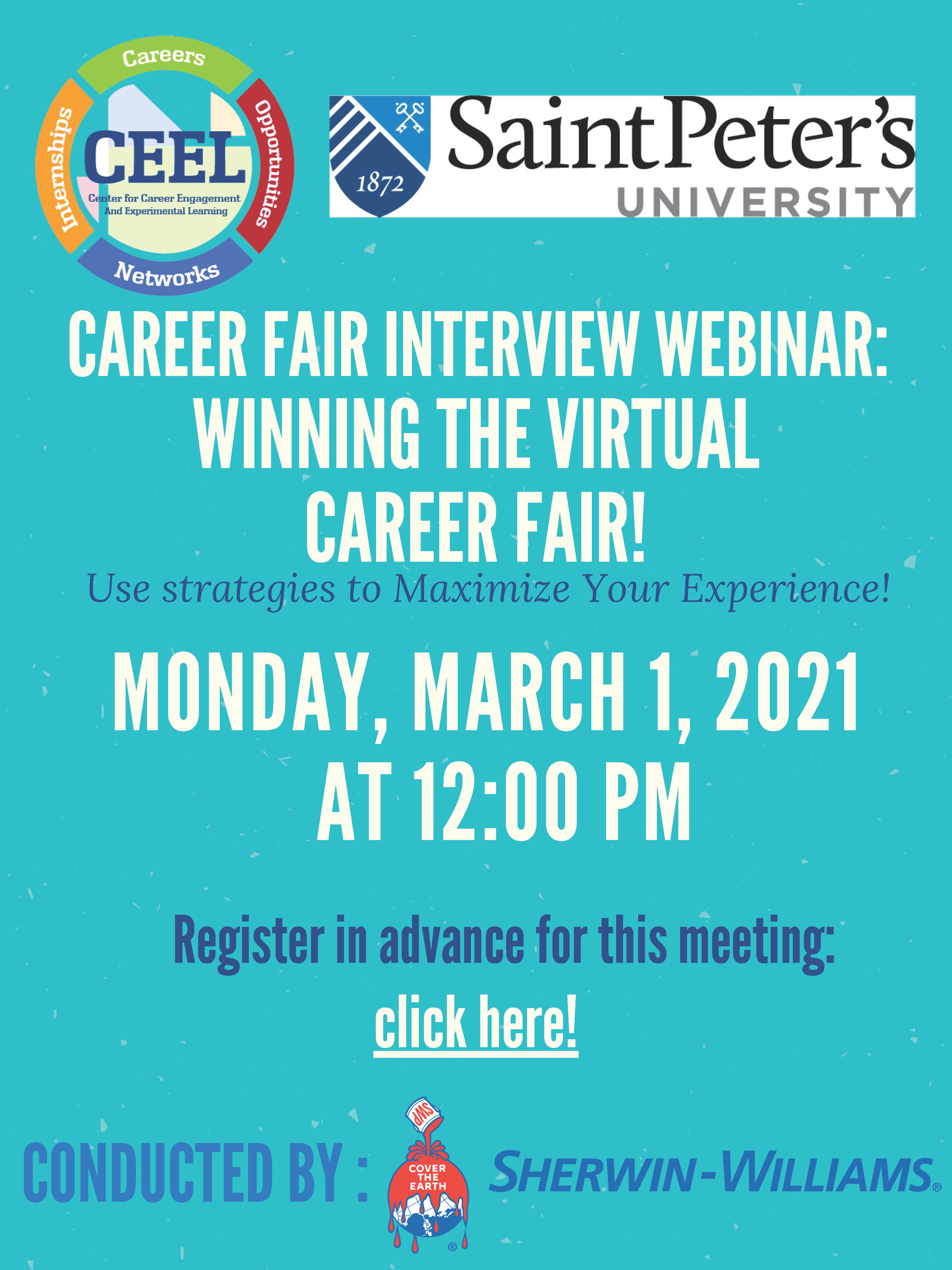 Career Fair Prep Flyer