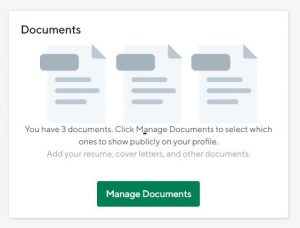 Upload Document screen view