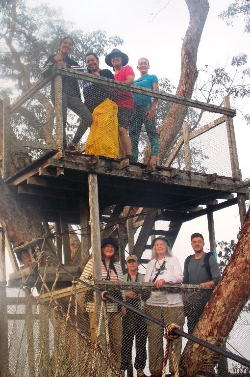 Biology students traveled to the Amazon rainforest in Peru 