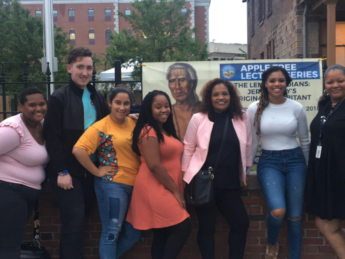 Saint Peter's Students at the Jersey City Apple Tree House 